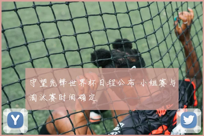 守望先锋世界杯日程公布 小组赛与淘汰赛时间确定